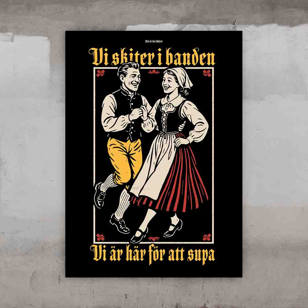 Skiter i banden
